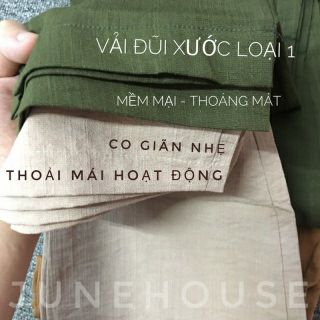 Quần đũi bọc khuy siêu đẹp.