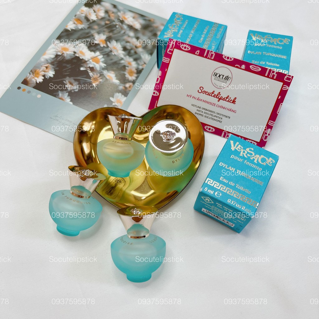 Giftset Nước hoa Veersace Pour Femme Dylan Turquoise 5ml Minisize