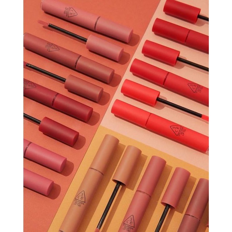 Son 3CE Kem Velvet Lip Tint Màu Taupe