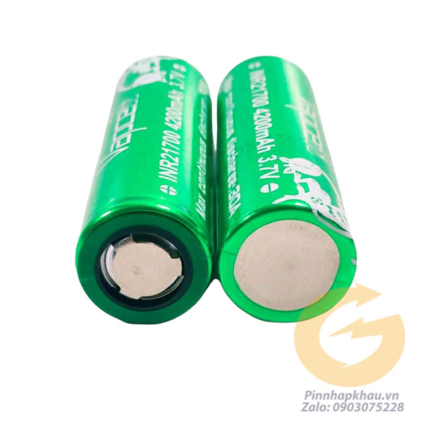 [P48] Pin sạc xã cao Vapcell 21700 INR21700 4200mah xã 30A liên tục cho thiết bị xã cao