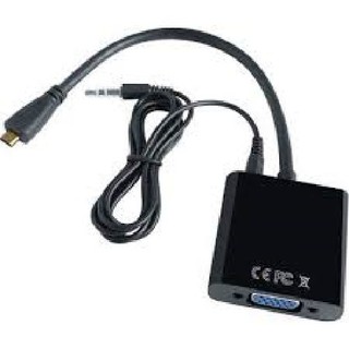 Cáp chuyển micro hdmi sang vga có âm thanh đầu vga âm -dc1027