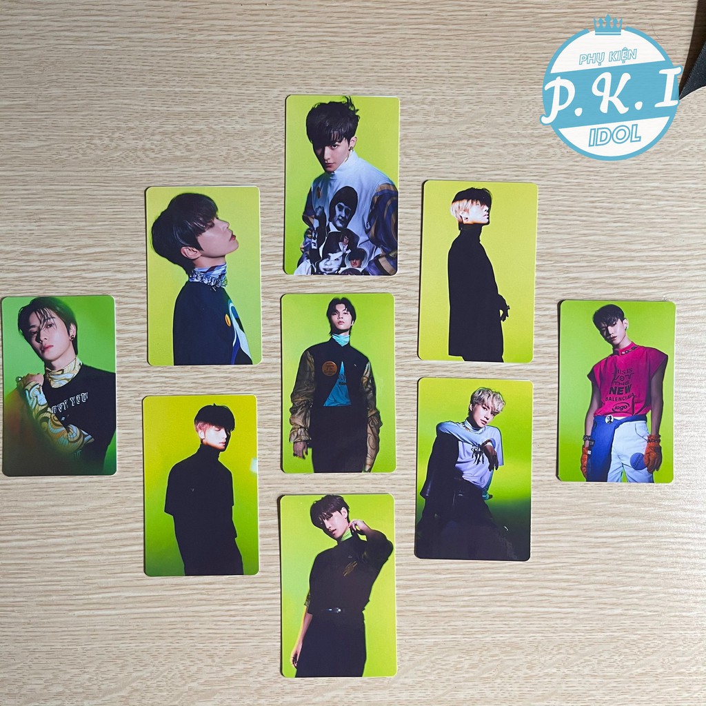 Bộ Card Thẻ NCT - Ảnh NCT 127 Trong Album Sticker Ép Lụa Bo Góc Siêu Hót