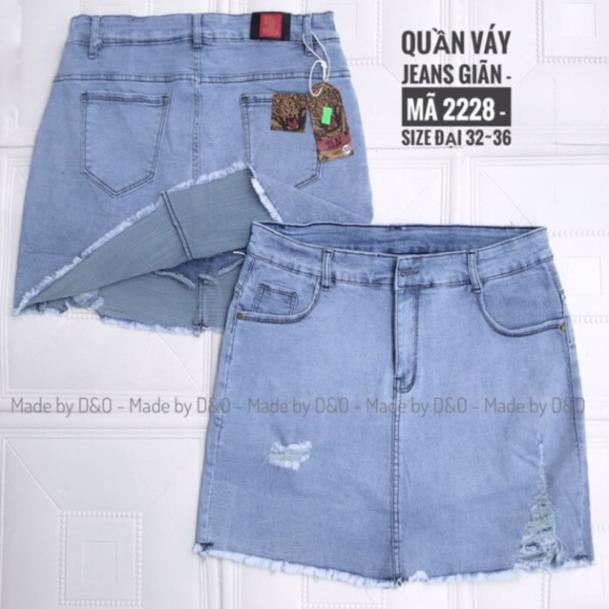 12.12 Xả - [5 Mẫu] Quần Váy Jeans Size Đại - Váy Có Quần Trong - Lưng Cao/Co Giãn Y88 ' 2021 . ᴬ | BigBuy360 - bigbuy360.vn