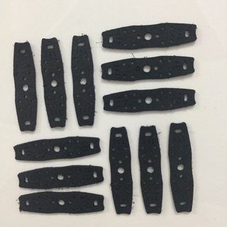 Combo 10 miếng da to 3 lỗ cho ná thun đen