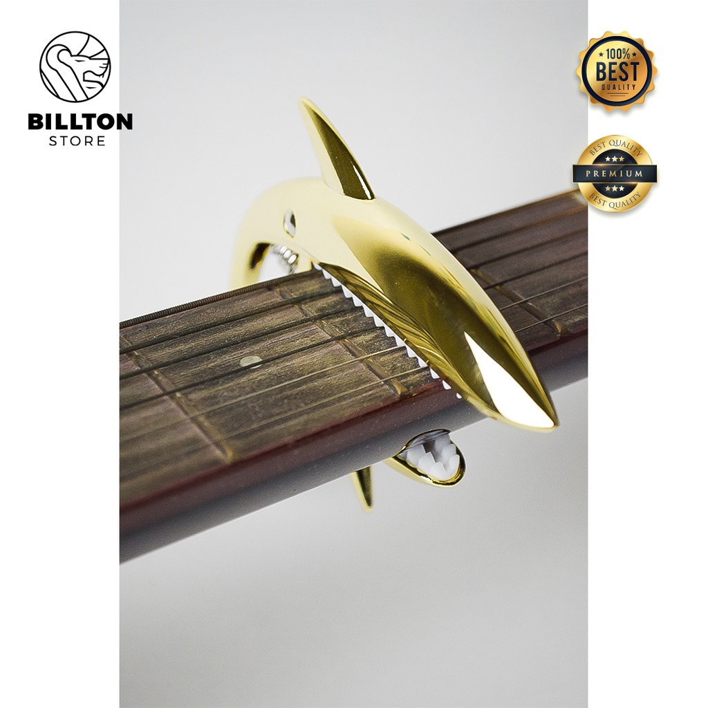 Capo bằng sắt hình cá mập chuyên dụng cho đàn Guitar điện/Acoustic