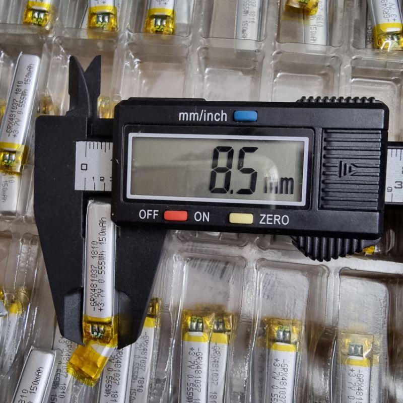 Pin Lithium Polymer 481037 có mạch bảo vệ / 3.7v 150mah