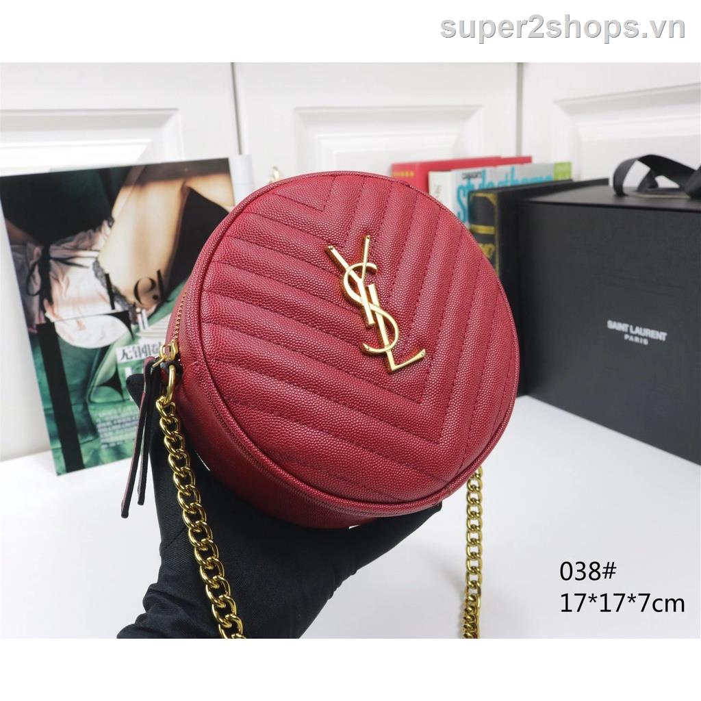 Túi Đeo Vai Ly Hợp Tròn YSL Hoàn Toàn Mới 038