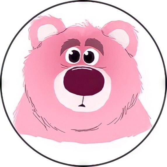 Giá đỡ điện thoại iring pop Gấu Hồng Dâu Tây dễ thương