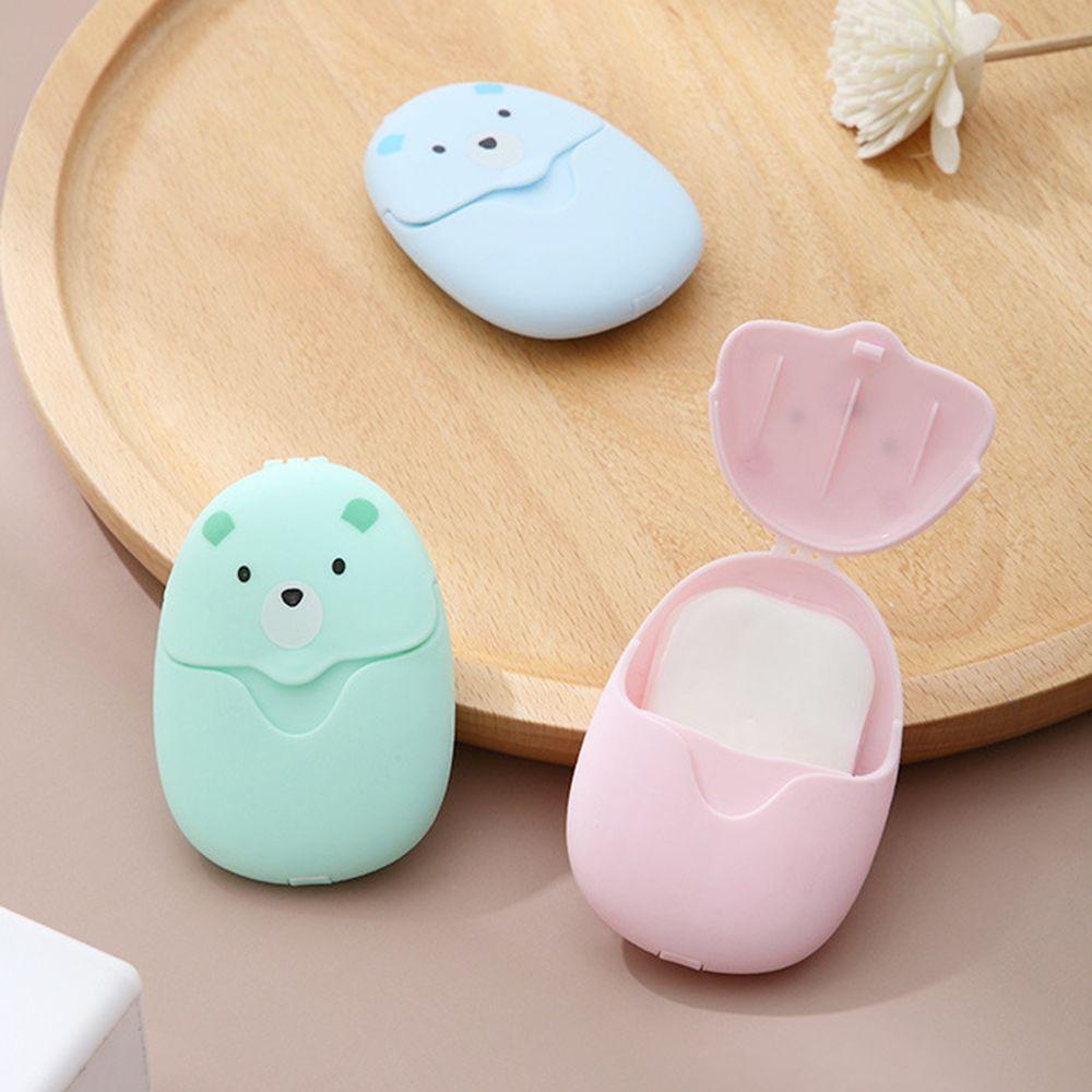 Set 50 Xà Phòng Giấy Dễ Thương Tiện Dụng Cho Du Lịch