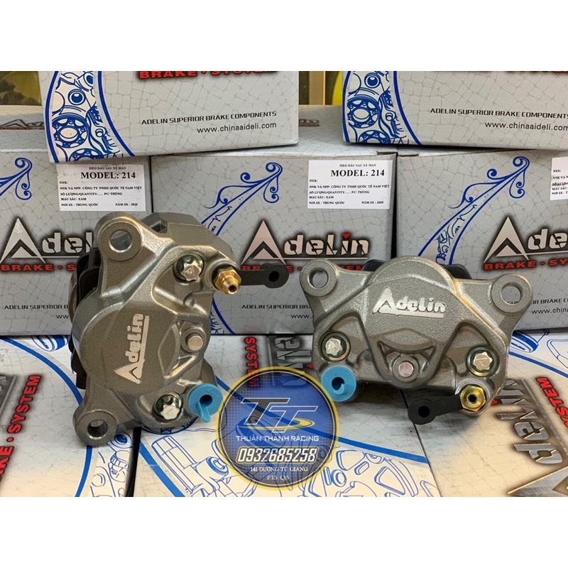 Heo dầu Adelin 2pis đối xứng chính hảng / pas dĩa trước sau các dòng xe