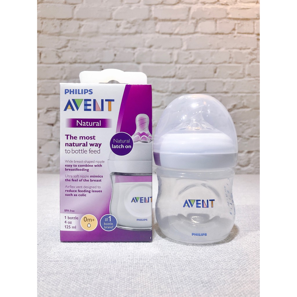 Bình sữa Avent Natural 125 260 330ml (3 màu) [Cam kết chính hãng]