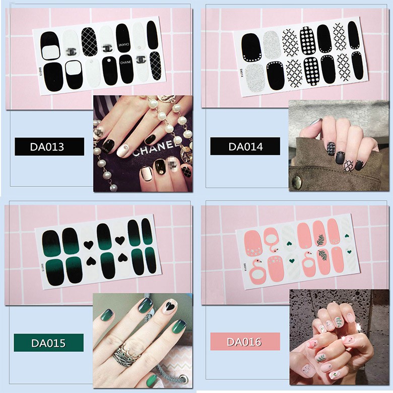 Nhãn dán móng tay trang trí nghệ thuật 3D DA001-DA020 | BigBuy360 - bigbuy360.vn