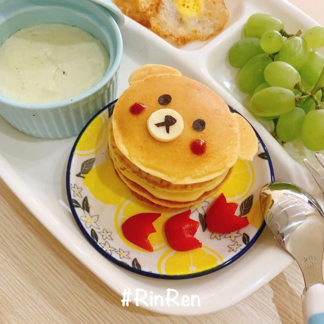 Bột làm bánh pancake bánh rán doremon Yamamori/topvalu/morinaga Nhật Bản