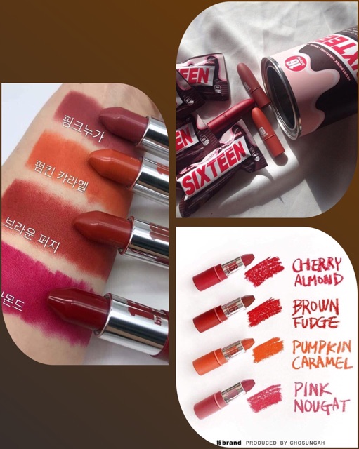 Son Thỏi Lì Ống Bơ 16 Brand Taste Chu Edition 3,4g | BigBuy360 - bigbuy360.vn