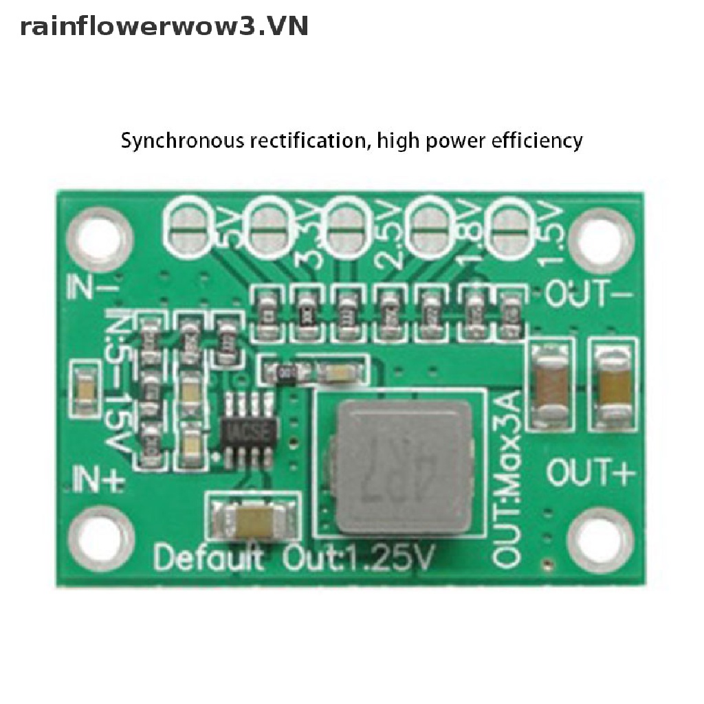 Bảng Mạch Hạ Áp DC 5~16v Sang 1.25v 1.5v 1.8v 2.5v 3.3v 5v 3A Chuyên Dụng