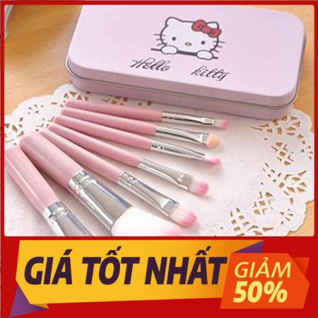 BỘ TRANG ĐIỂM HELLO KITTY DẼ THƯƠNG 7 MÓN