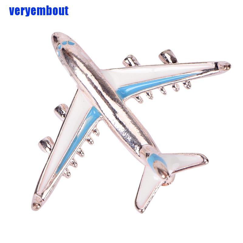 AIRCRAFT MODEL Trâm Cài Áo Hình Máy Bay Dễ Thương