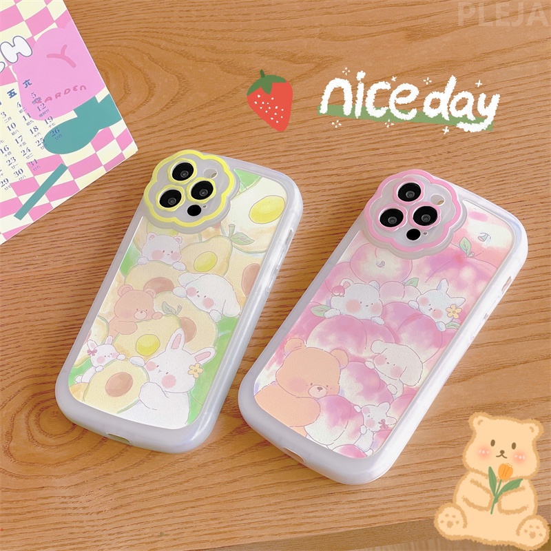 Ốp Điện Thoại Họa Tiết Hoạt Hình Hoa Tulip Cho iPhone 13 12 11 Pro Max X XR XS Max 7 8 Plus