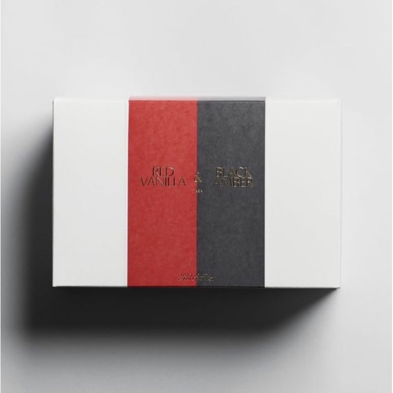 Nước hoa nữ Zara - Set 2 chai Red Vanilla và Black Amber 90ml