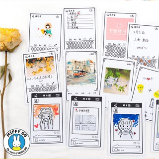 Giấy Note/ ghi chú MẠNG ONLINE XÃ HỘI (chống thấm nước)