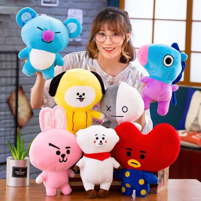 Gấu bông hoạt hình army bangtan kpop idol 10cm 20 cm 30cm