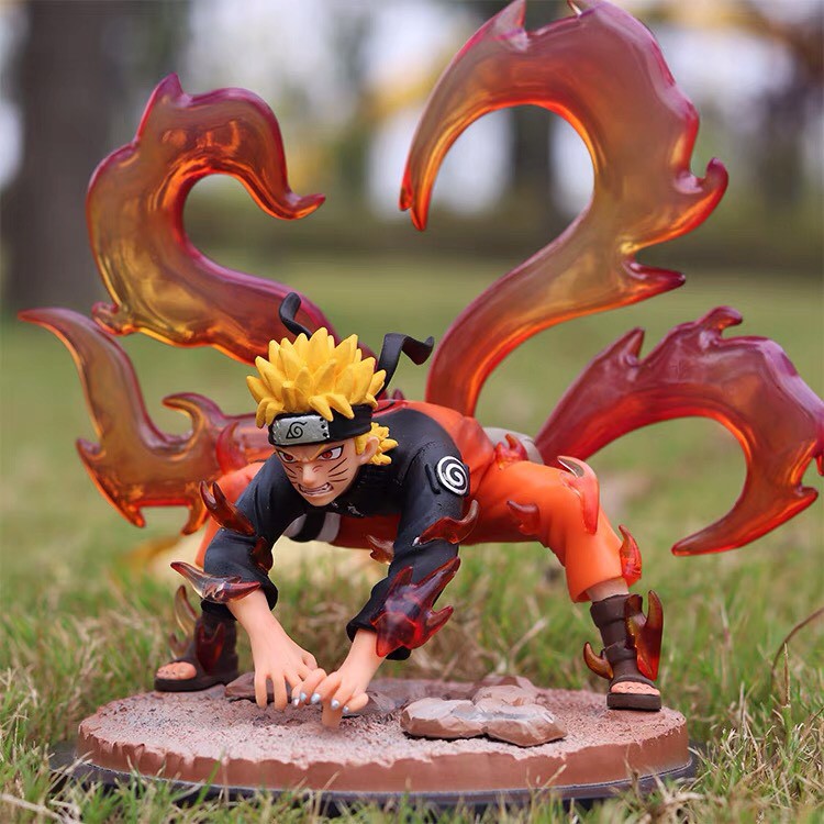 [ẢNH THẬT] Mô hình Uzumaki Naruto Kybiuu Cao 20cm Trạng thái chiến đấu Cửu Vĩ Shippuuden - Tượng Figure