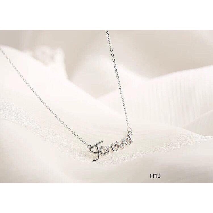 Dây chuyền FOREVER bạc ta cao cấp LINH MIU SILVER