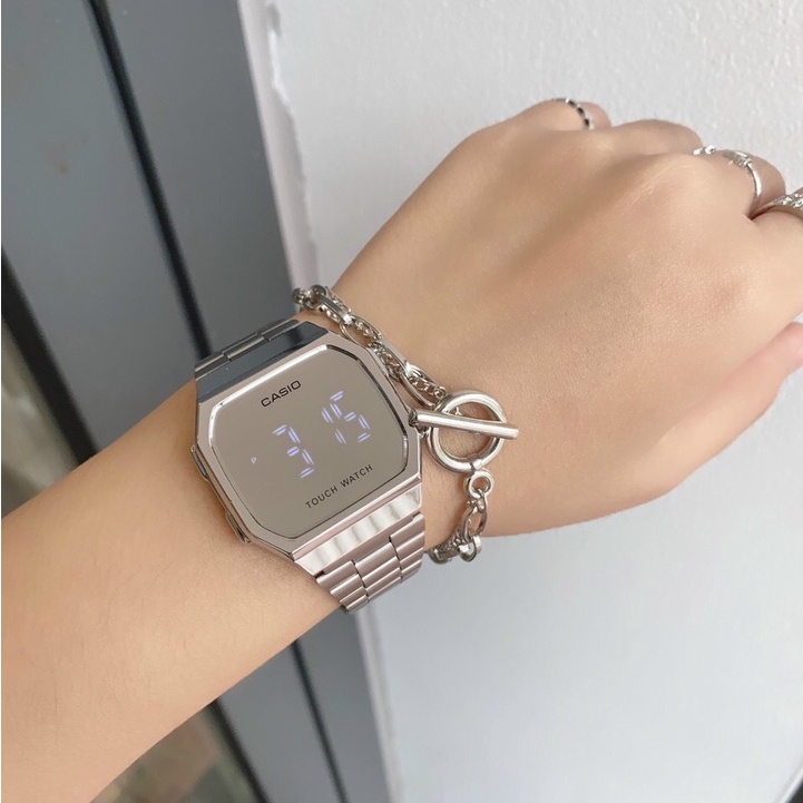 Đồng hồ nam, nữ Gozid Tráng gương LED cảm ứng cao cấp, dây thép sang trọng cho giới trẻ-Gozid.watches | BigBuy360 - bigbuy360.vn