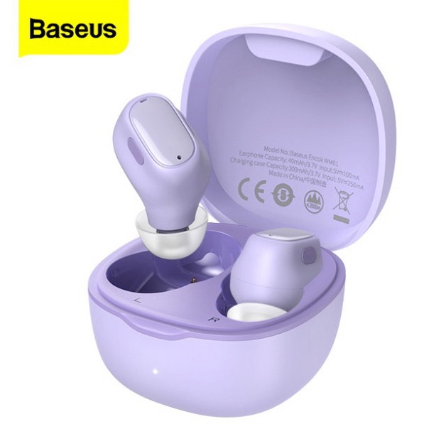 Tai Nghe ko dây Baseus WM01 Mini TWS Bluetooth 5.0 Cho ip Xiaomi