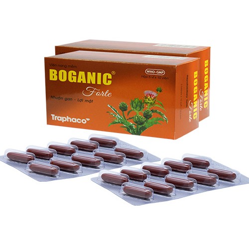 Boganic Forte Traphaco (viên nang mềm) Nhuận gan-Lợi mật