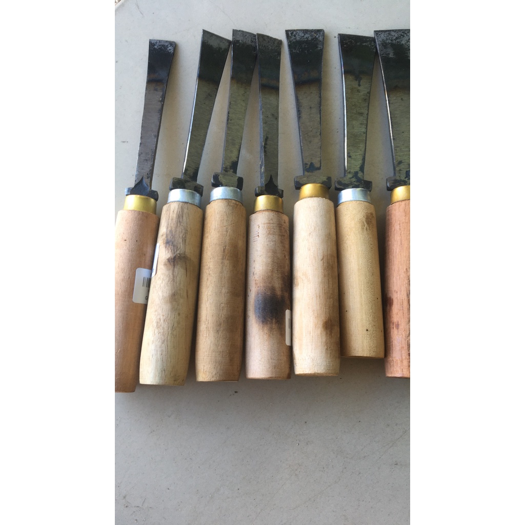 Đục cán gỗ, đục gỗ, tay đục gỗ cán tròn dùng cho thợ mộc (Ảnh thật shop tự chụp)