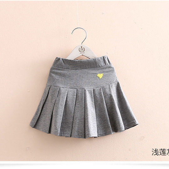 Chân váy xếp ly màu trơn phong cách Hàn Quốc cho nữ