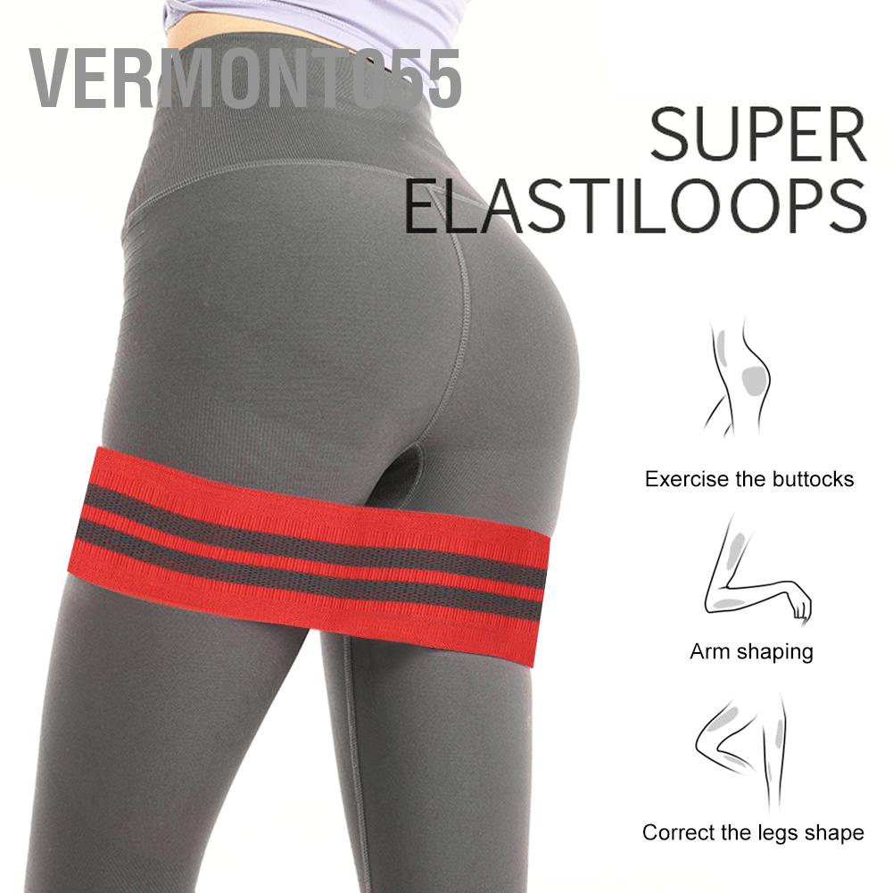 Vermont055 Resistance Belt Latex Antiskid Elasticity Fitness Deep Squat Yoga Stretch Pull Strap Equipment for Legs Butt