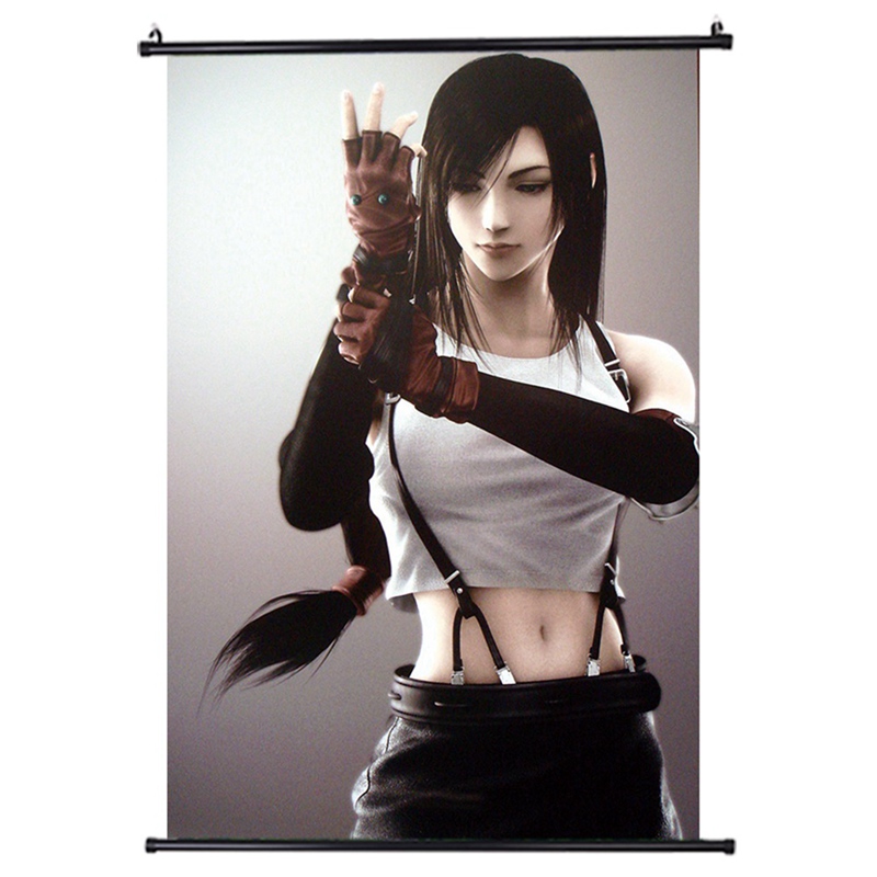 Poster Treo Tường In Hình Nhân Vật Game Final Fantasy Vii Tifa