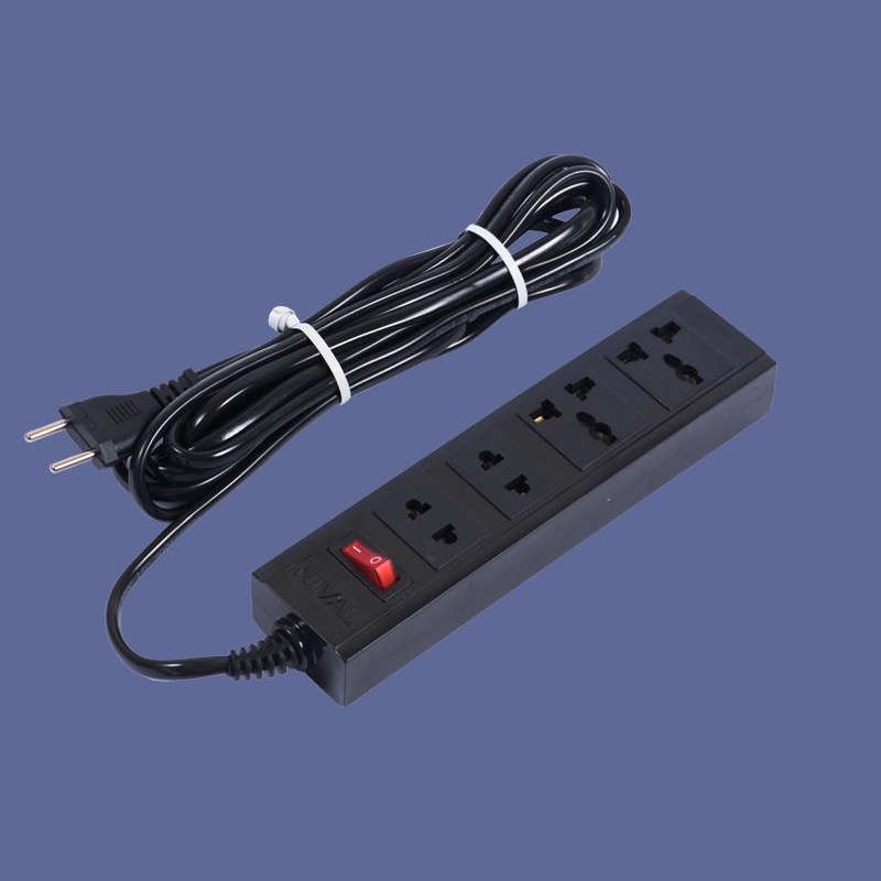 Ổ cắm điện chống cháy chịu tải 2200w Nival N424 dây dài 4m