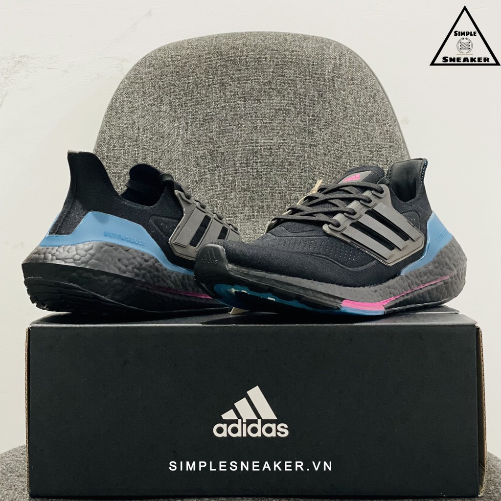 Giày Thể Thao Adidas Chính Hãng FREESHIP Giày Ultra Boost 21 - Adidas Ultraboost 21 Active Teal Auth - Simple Sneeaker