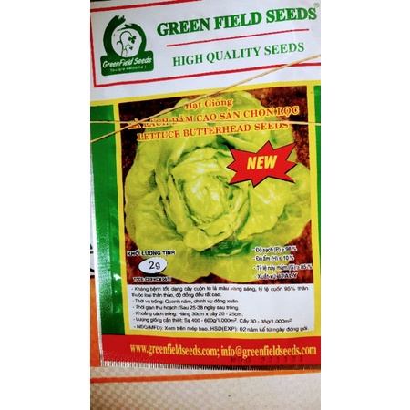 Hạt giống rau diếp cuộn
