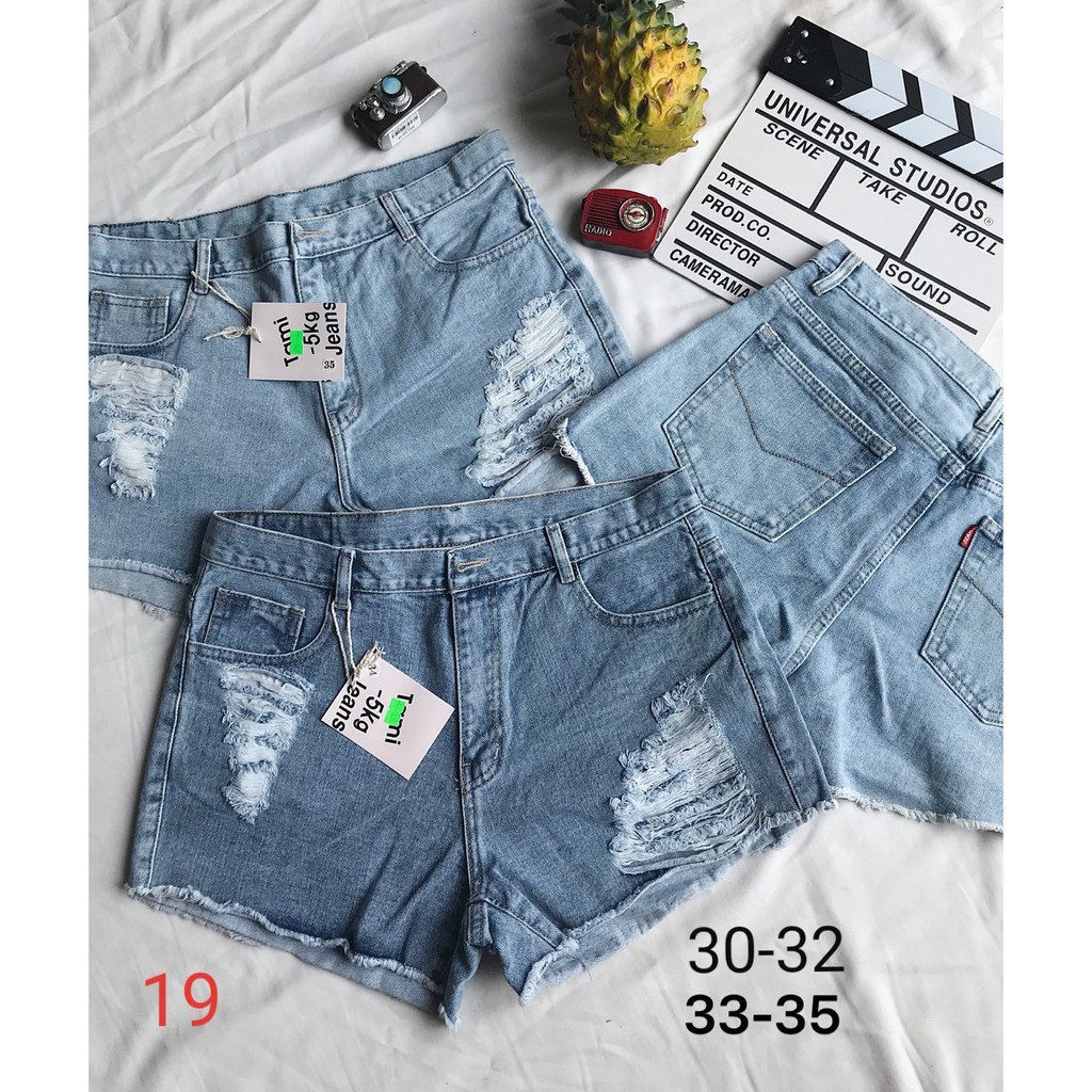 Quần Short jeans Nữ size lớn 30 đến 35 Ms 19 | BigBuy360 - bigbuy360.vn