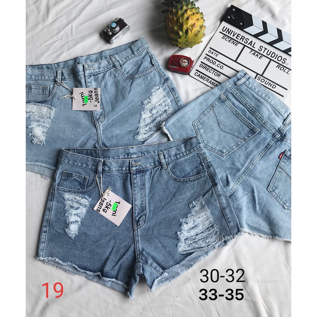 Quần Short jeans Nữ size lớn 30 đến 35 Ms 19