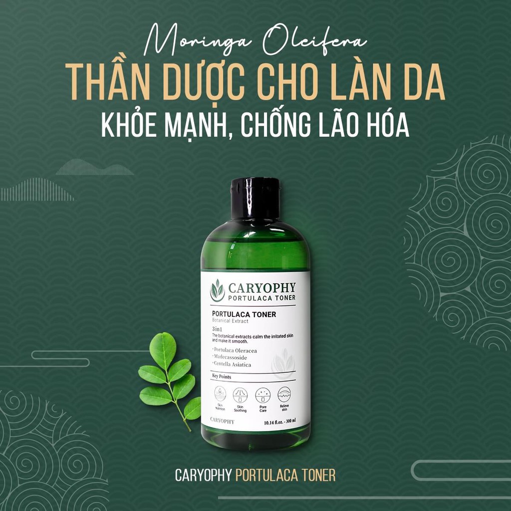 Nước hoa hồng dưỡng da Caryophy Portulaca 300ml