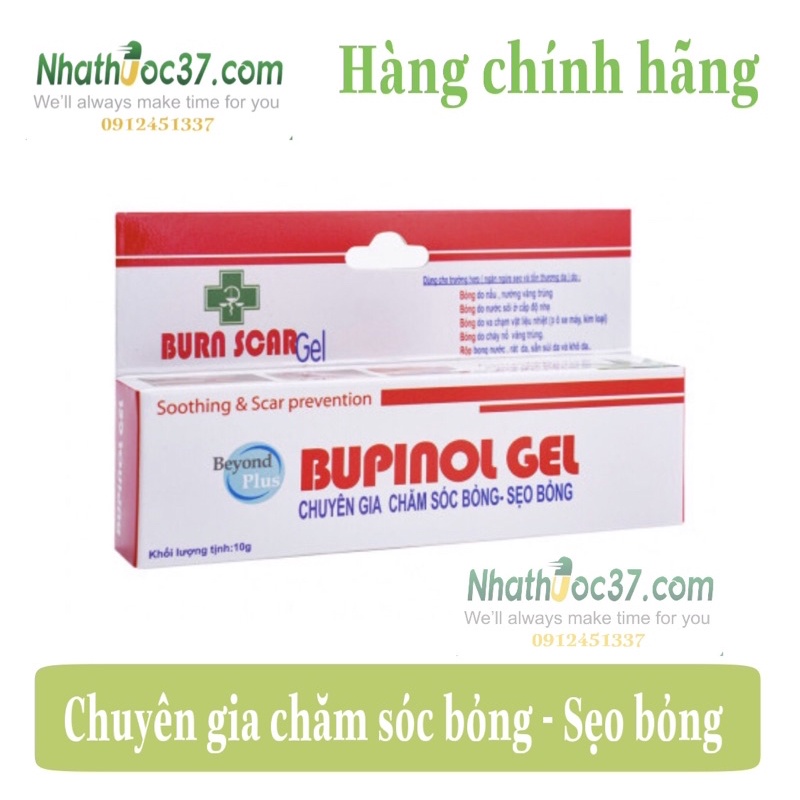 Beyond Plus Bupinol Gel Chuyên gia chăm sóc sẹo bỏng