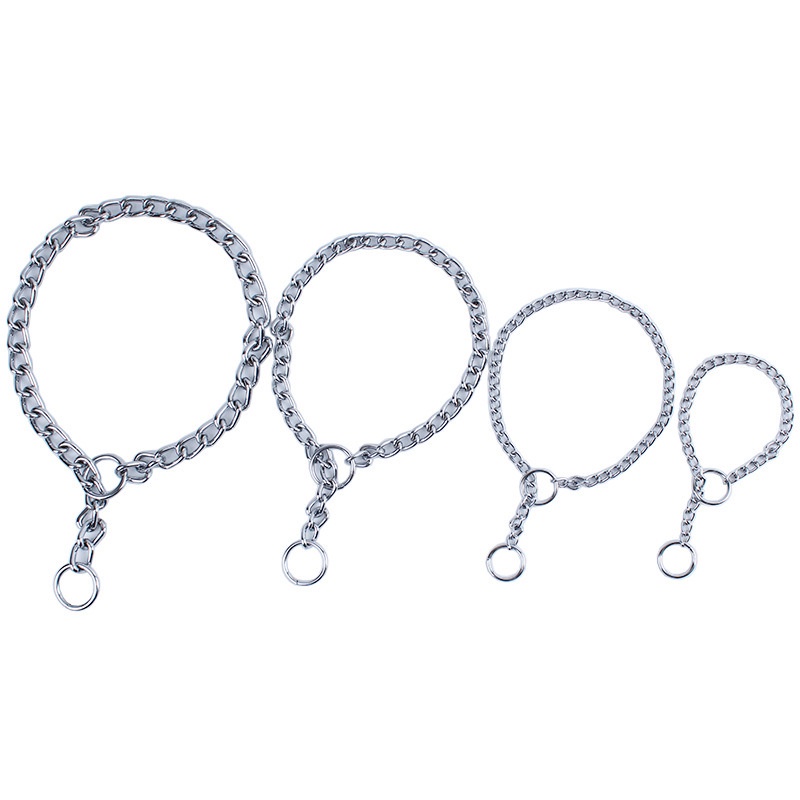 Vòng cổ dành cho chó mèo, chất liệu inox chống rỉ, chắc chắn, có 4 size phù các giống từ nhỏ tới lớn