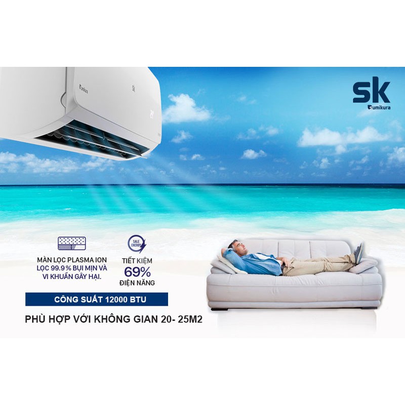 Điều hòa Sumikura inverter APS/APO-120DC 12000BTU 1 chiều