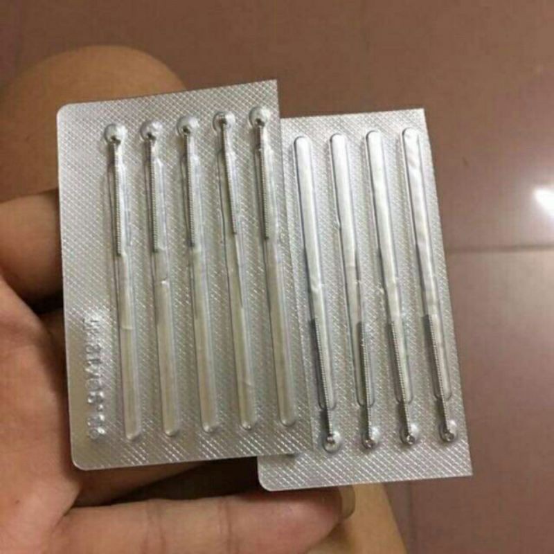 NGUYÊN HỘP 10 VỈ KIM ĐỐT NỐT RUỒI, TÀN NHANG, MỤN THỊT LOẠI KIM NGẮN