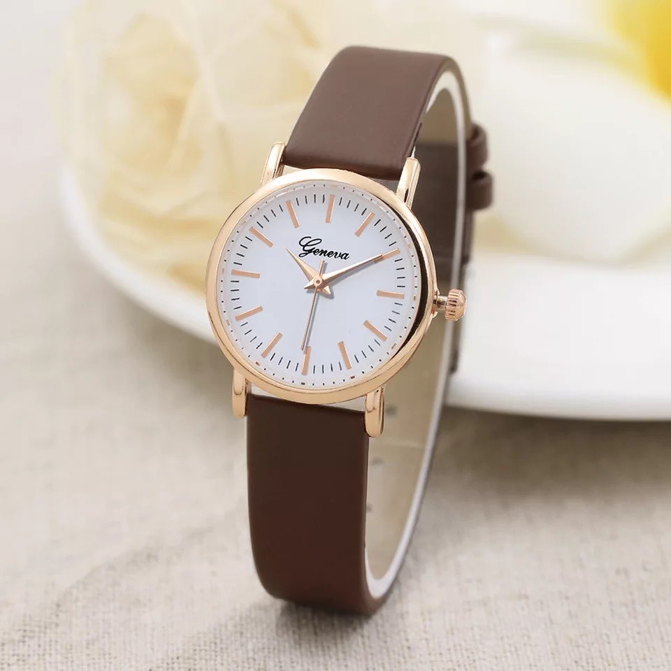 Đồng Hồ Cặp Đôi Nam Nữ Geneva Thời Trang Dây Da Đẹp | BigBuy360 - bigbuy360.vn