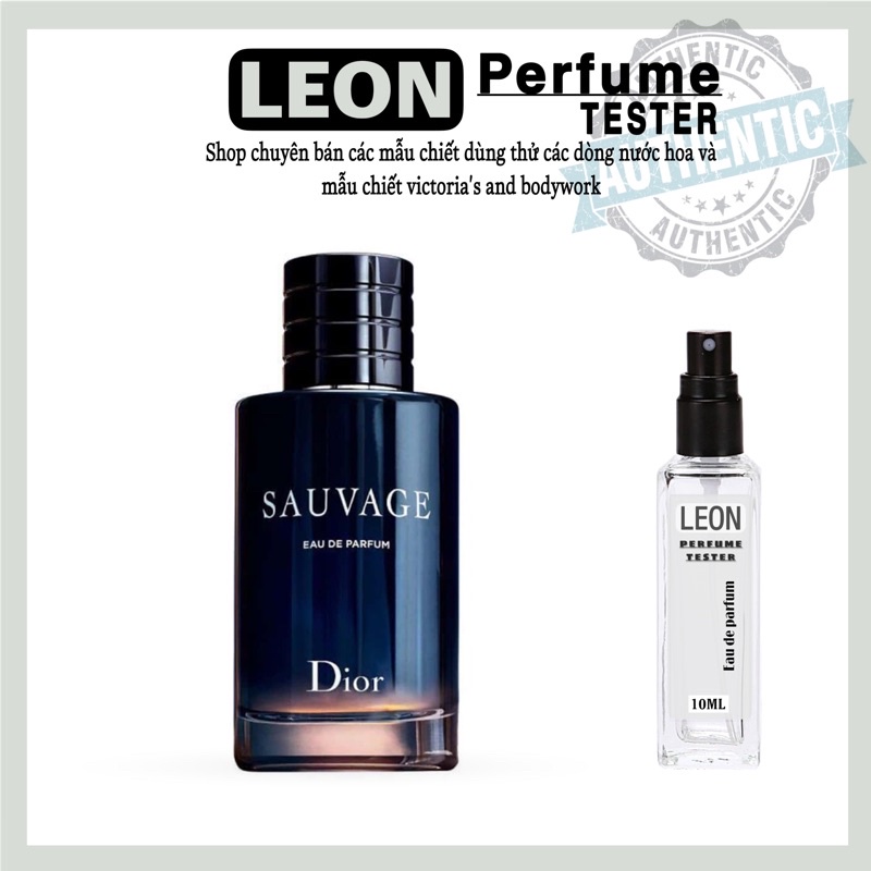 💎LEON💎 Mẫu thử nước hoa dDIOR sauvage edp 10ml dạng xịt