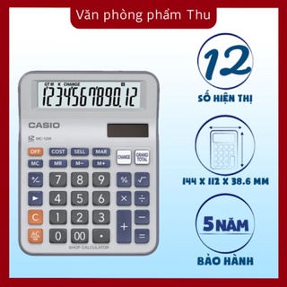 Máy tính casio mc-12m - máy tính cầm tay nhập khẩu phillipines.