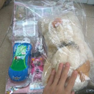 Bóc thăm trúng thưởng tiền 30k và gấu bông và đồ chơi  (300 phiếu rút thăm 1 vỉ)