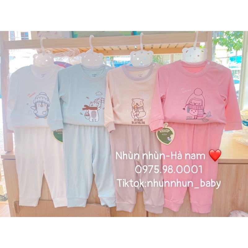 {Nhùn nhùn}Bộ judoby sợi gỗ sồi tăm cao cấp dài tay size 6-9m đến 2-3y