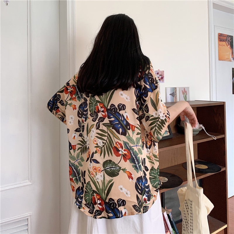 NRVP Áo Sơ Mi Dáng Rộng Thời Trang Hàn Quốc Cá Tính Cho Nữ